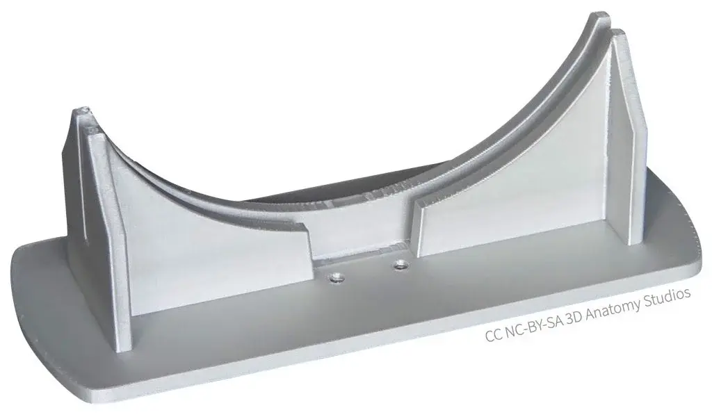 Photo of the cross-section plate bracket